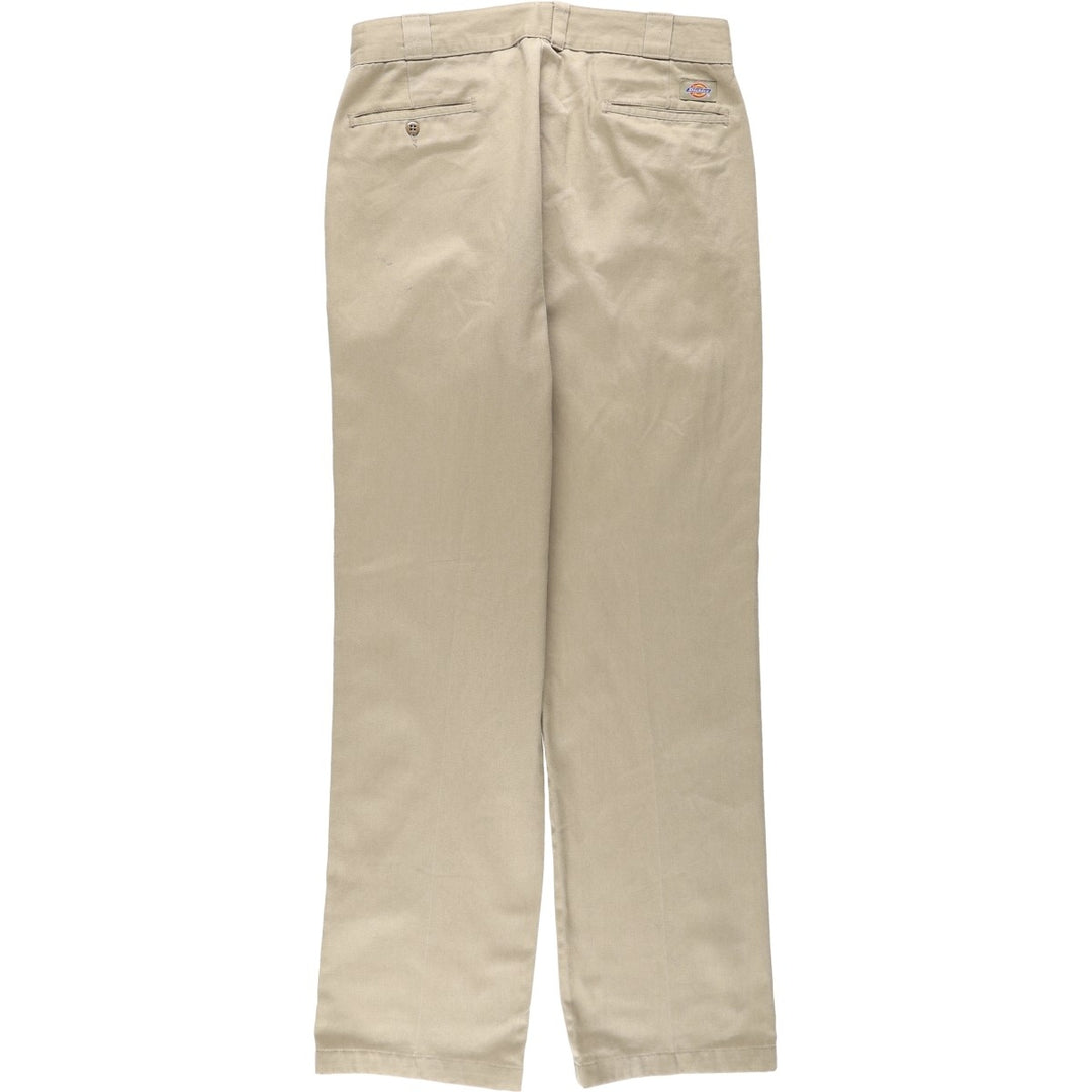 Dickies Work Pants Men's W34 unclear Beige type Vintage Second Hand