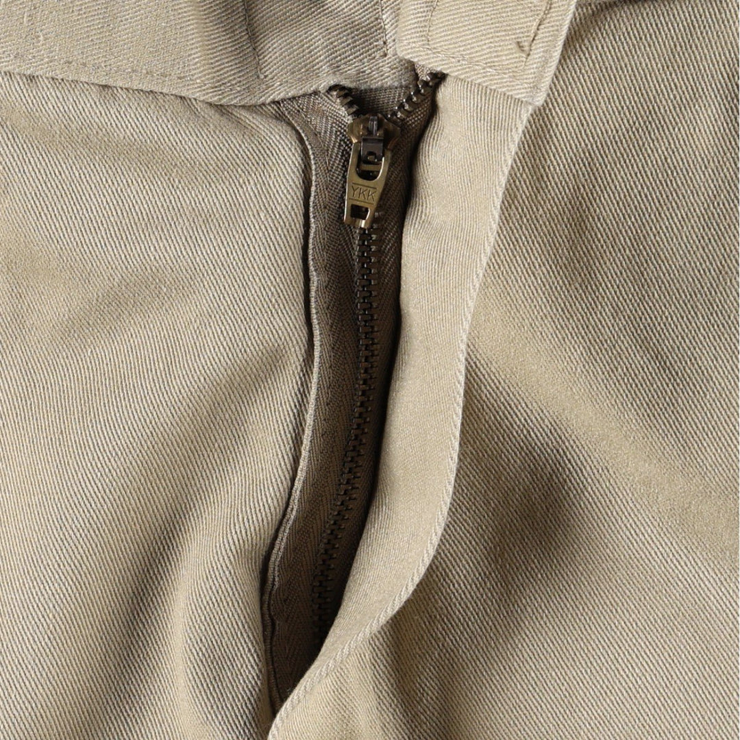 Dickies Work Pants Men's W34 unclear Beige type Vintage Second Hand