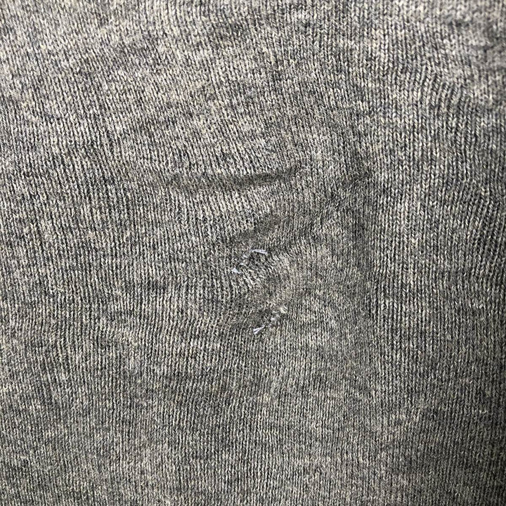 Ralph Lauren POLO by Ralph Lauren V-neck Pima cotton knit sweater, men's size L Pima Cotton gray type Vintage Second Hand
