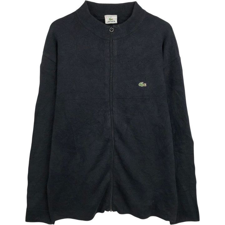 Lacoste Driver's Knit Sweater, Size 5, Men's L cotton black type Vintage Second Hand