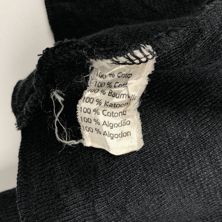 Lacoste Driver's Knit Sweater, Size 5, Men's L cotton black type Vintage Second Hand