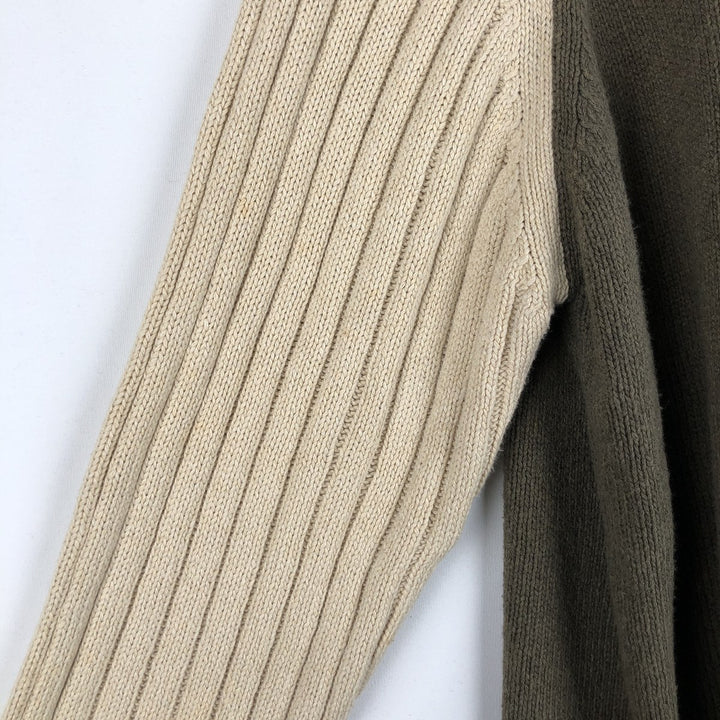 Lacoste Driver's Knit Sweater, Size 7 (Men's XXL equivalent) cotton brown type Vintage Second Hand