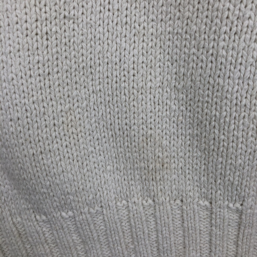 Ralph Lauren POLO by Ralph Lauren Cotton Knit Sweater Men's M Size cotton white type Vintage Second Hand