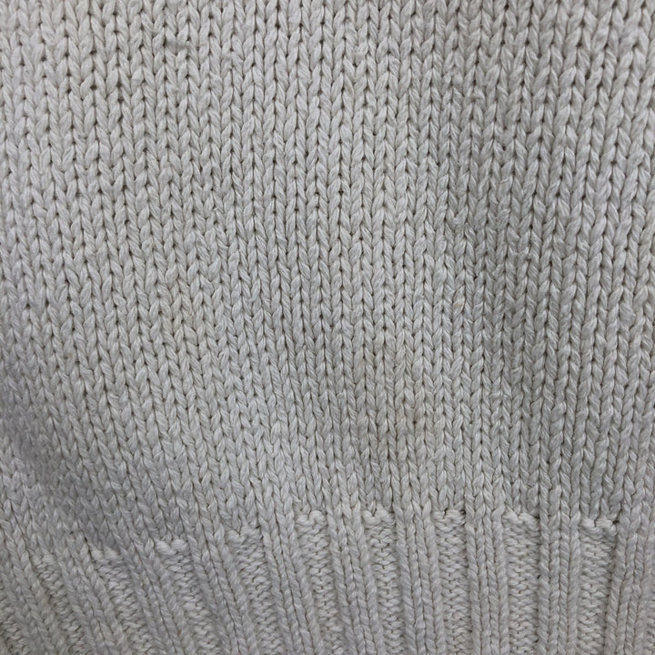 Ralph Lauren POLO by Ralph Lauren Cotton Knit Sweater Men's M Size cotton white type Vintage Second Hand
