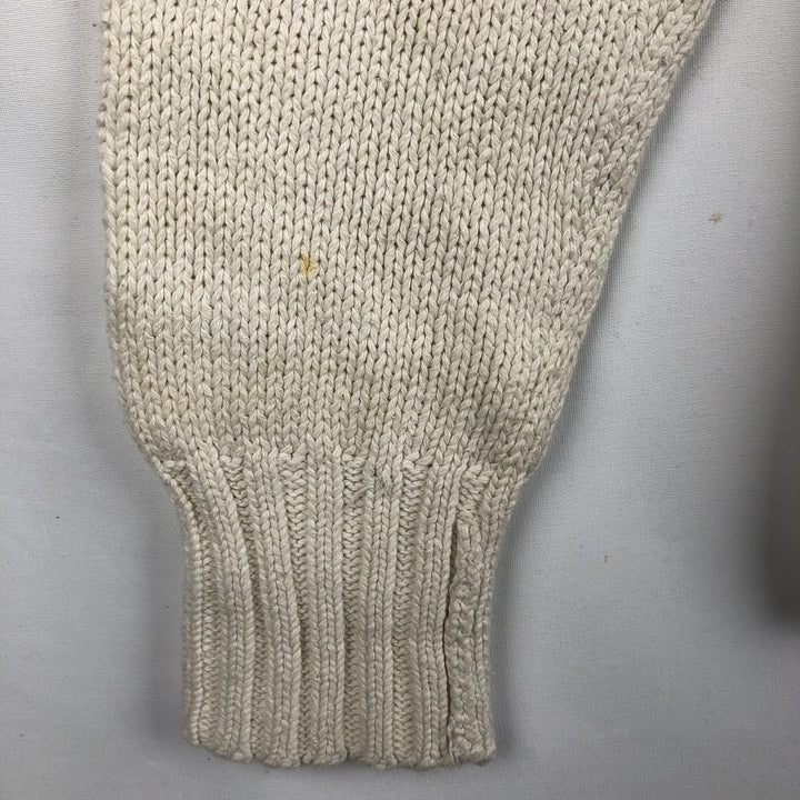 Ralph Lauren POLO by Ralph Lauren Cotton Knit Sweater, Made in China, Men's Size S (equivalent) cotton Beige type Vintage Second Hand
