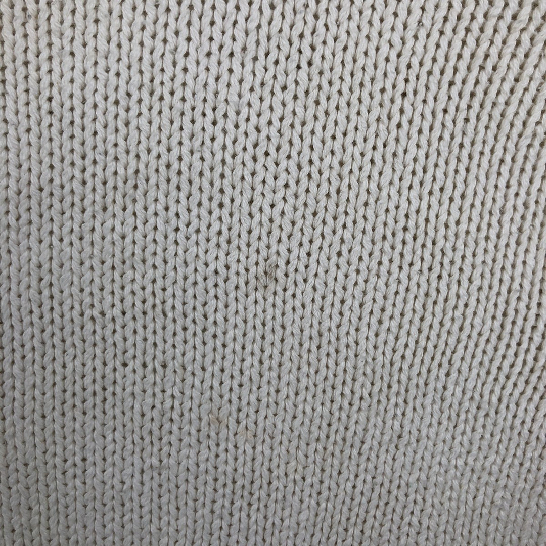 Ralph Lauren POLO by Ralph Lauren Cotton Knit Sweater, Made in China, Men's Size S (equivalent) cotton Beige type Vintage Second Hand