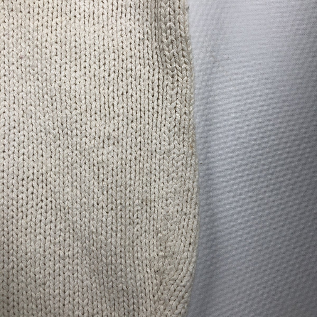 Ralph Lauren POLO by Ralph Lauren Cotton Knit Sweater, Made in China, Men's Size S (equivalent) cotton Beige type Vintage Second Hand
