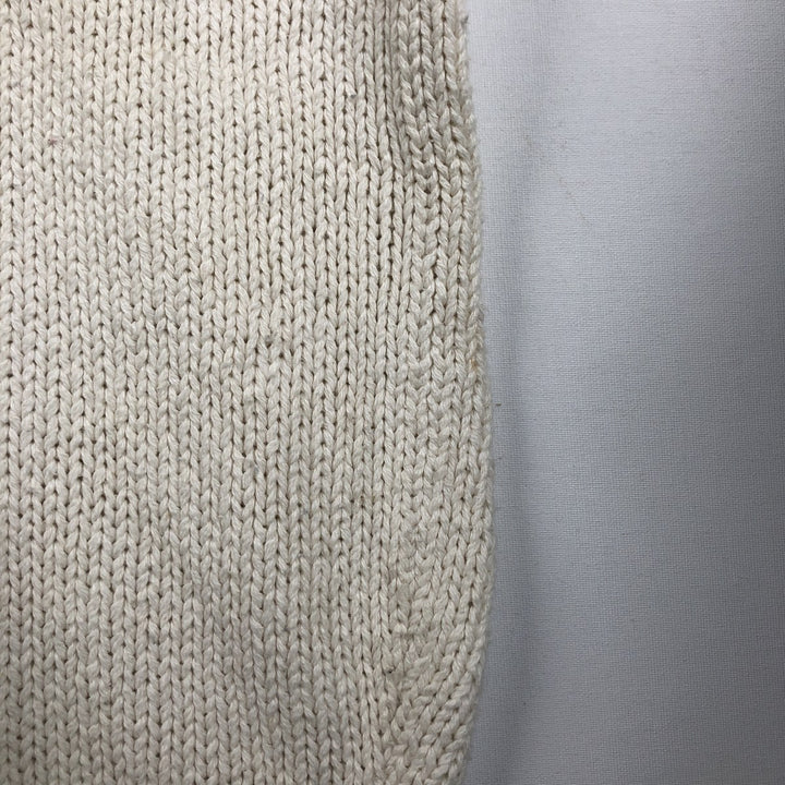 Ralph Lauren POLO by Ralph Lauren Cotton Knit Sweater, Made in China, Men's Size S (equivalent) cotton Beige type Vintage Second Hand