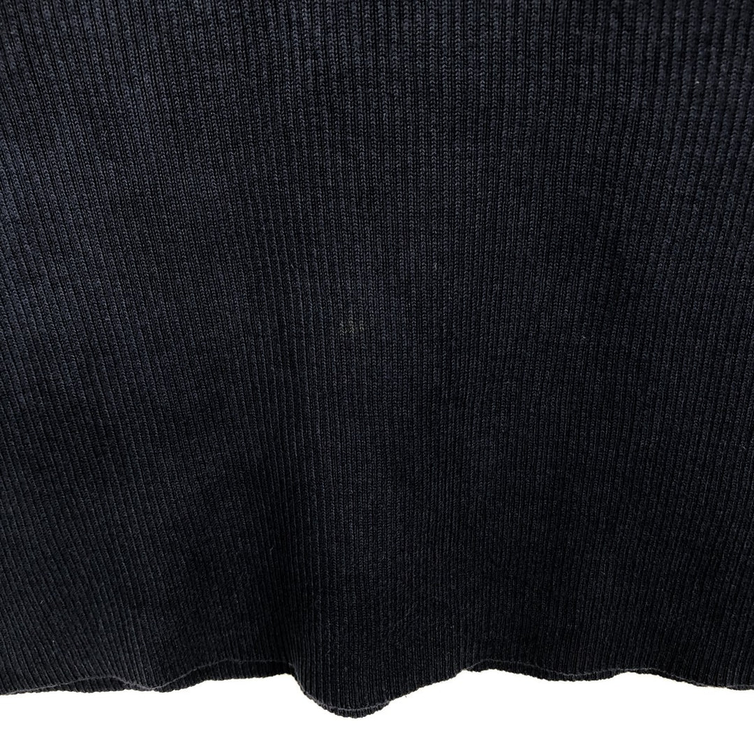 Ralph Lauren ribbed cotton knit sweater, POLO JEANS COMPANY, men's size S (approx.) cotton navy blue type Vintage Second Hand