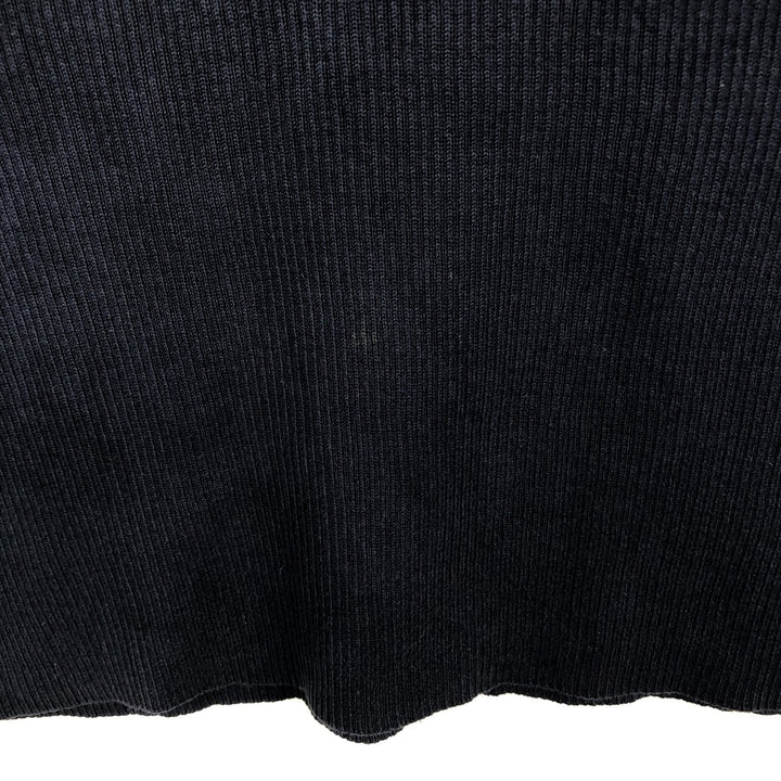 Ralph Lauren ribbed cotton knit sweater, POLO JEANS COMPANY, men's size S (approx.) cotton navy blue type Vintage Second Hand