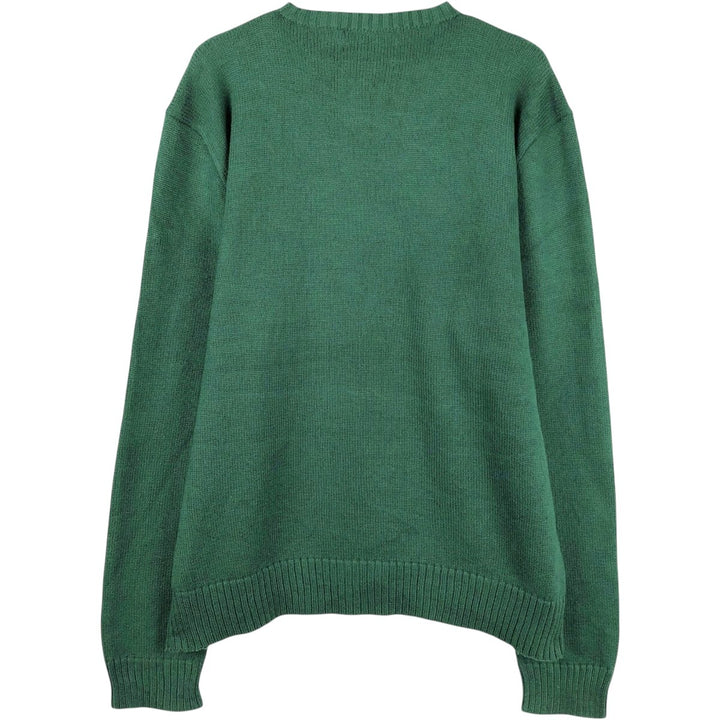 Ralph Lauren POLO by Ralph Lauren Cotton Knit Sweater Men's XL cotton green type Vintage Second Hand