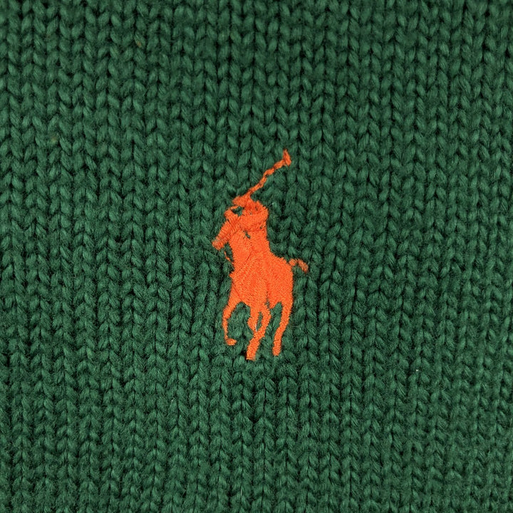 Ralph Lauren POLO by Ralph Lauren Cotton Knit Sweater Men's XL cotton green type Vintage Second Hand