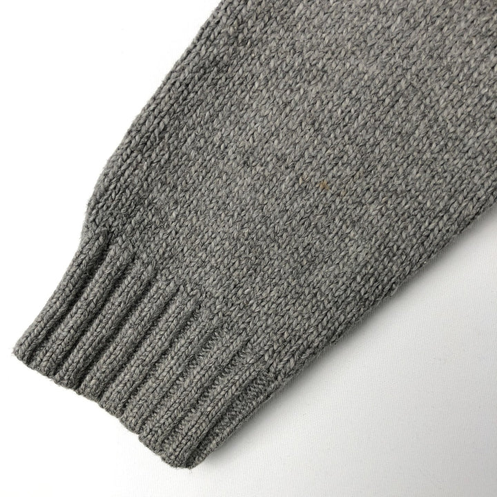 Ralph Lauren POLO by Ralph Lauren Cotton Knit Sweater Men's M Size cotton gray type Vintage Second Hand