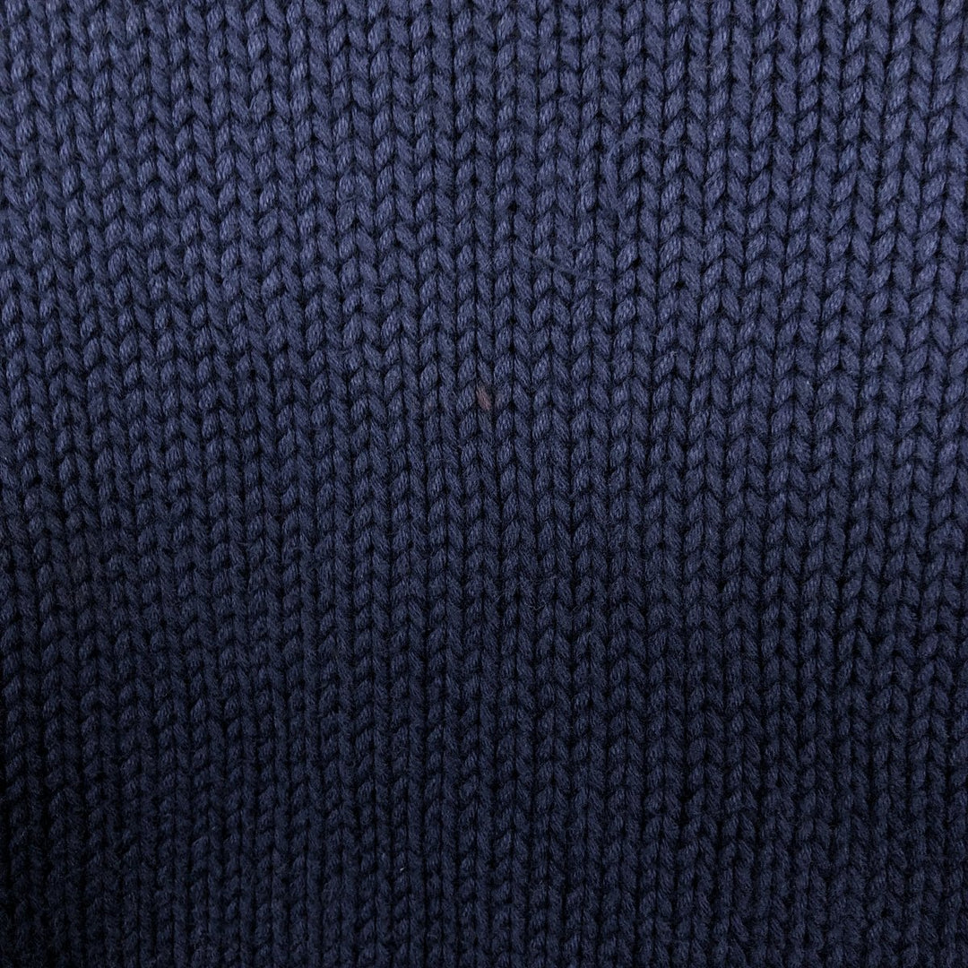 Ralph Lauren POLO by Ralph Lauren Cotton Knit Sweater Men's XL cotton navy blue type Vintage Second Hand