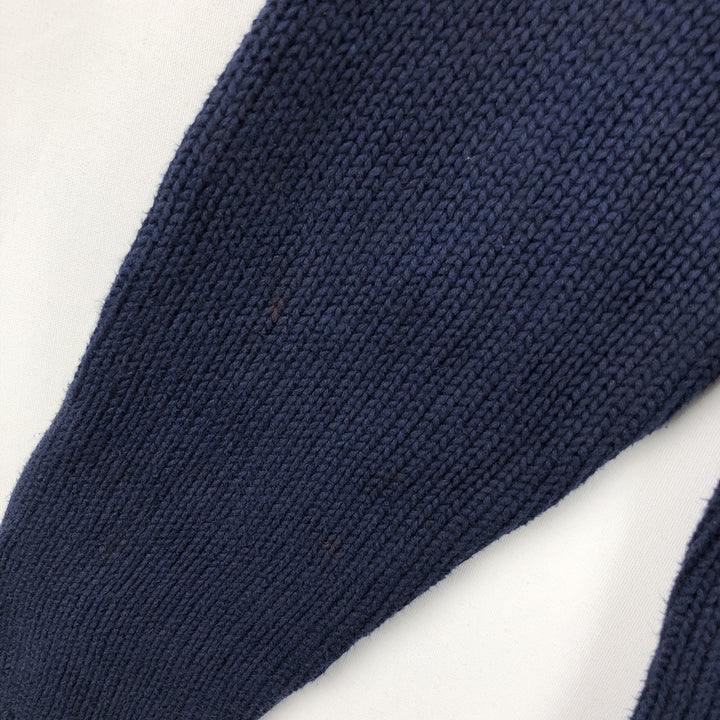 Ralph Lauren POLO by Ralph Lauren Cotton Knit Sweater Men's XL cotton navy blue type Vintage Second Hand