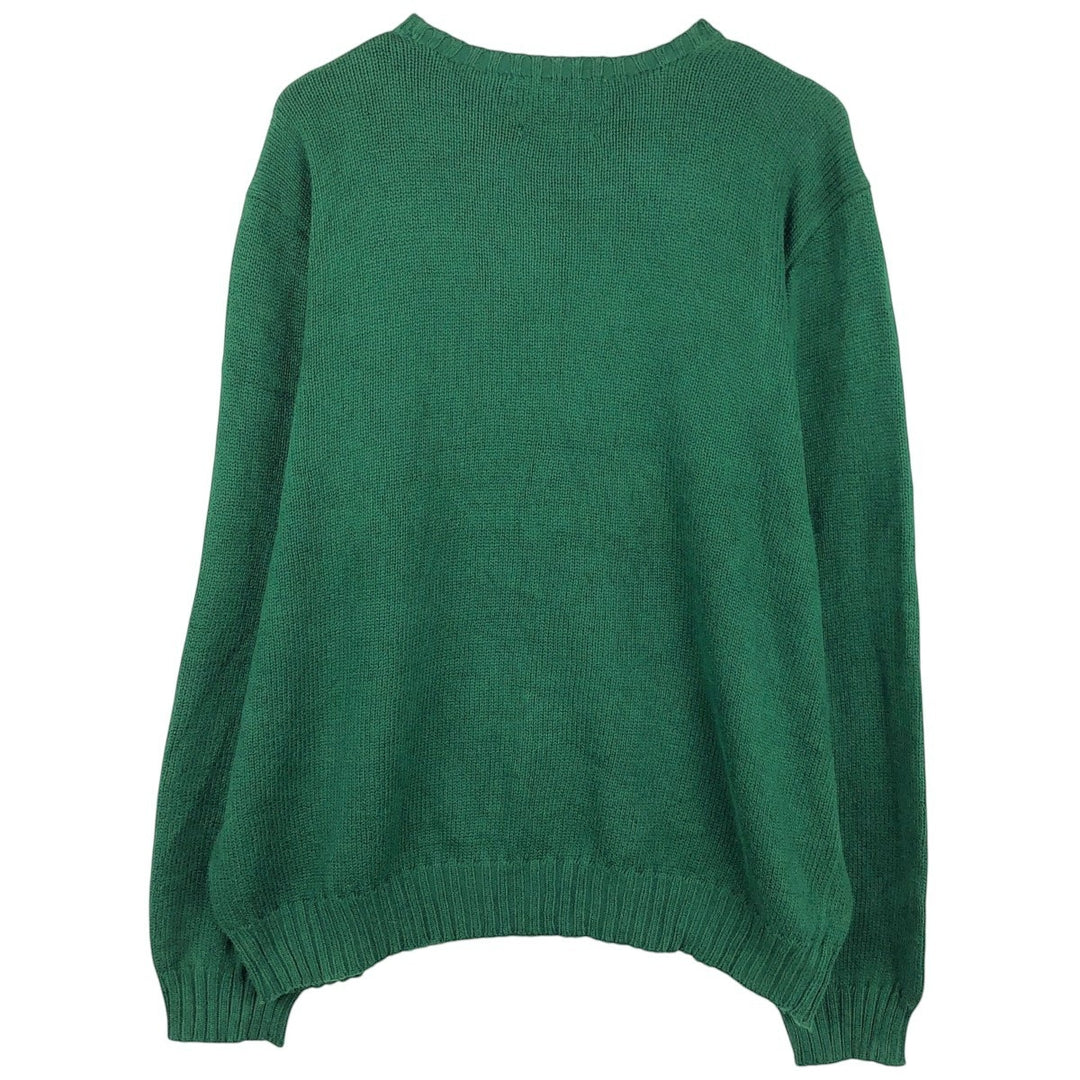 Ralph Lauren POLO by Ralph Lauren Cotton Knit Sweater Men's XXL cotton green type Vintage Second Hand