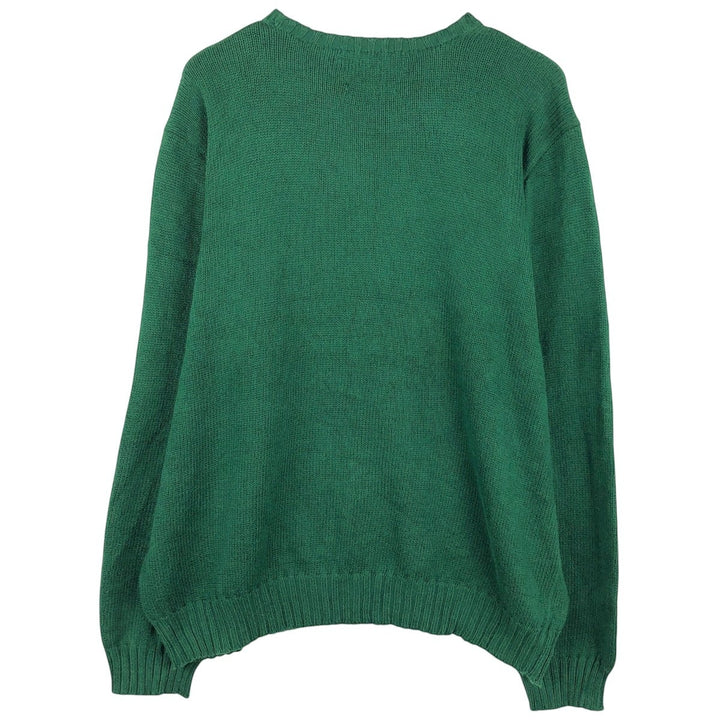 Ralph Lauren POLO by Ralph Lauren Cotton Knit Sweater Men's XXL cotton green type Vintage Second Hand