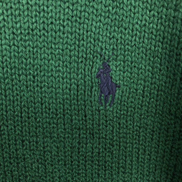 Ralph Lauren POLO by Ralph Lauren Cotton Knit Sweater Men's XXL cotton green type Vintage Second Hand