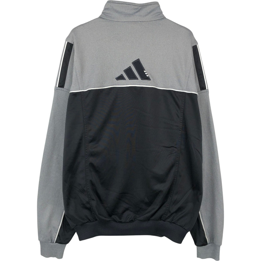 00'S adidas jersey track jacket, men's size M polyester gray type Vintage Second Hand