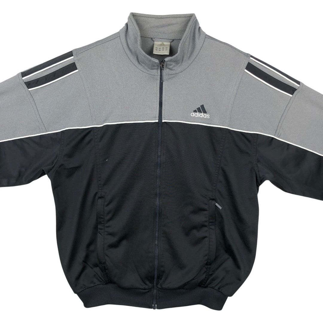 00'S adidas jersey track jacket, men's size M polyester gray type Vintage Second Hand