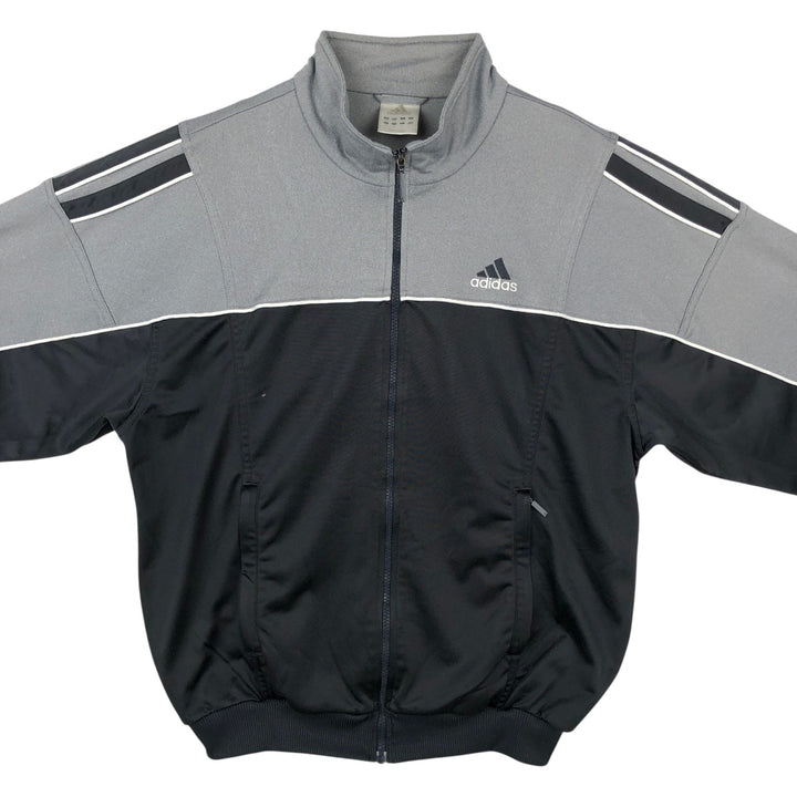 00'S adidas jersey track jacket, men's size M polyester gray type Vintage Second Hand