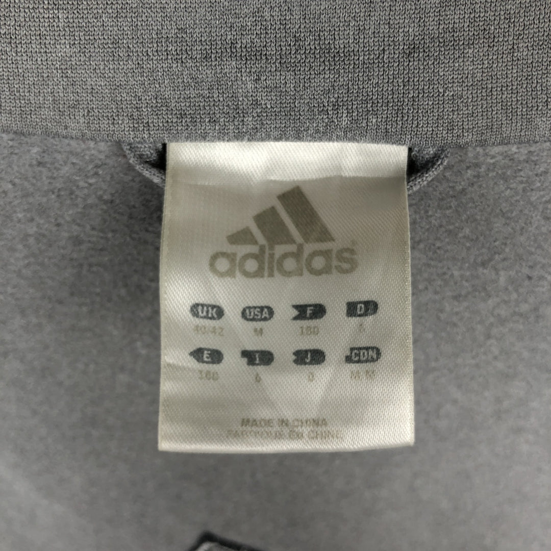 00'S adidas jersey track jacket, men's size M polyester gray type Vintage Second Hand
