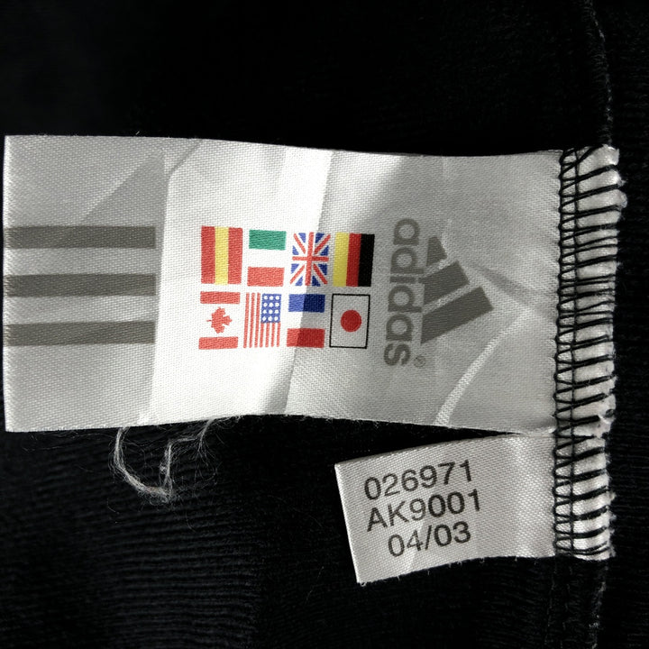 00'S adidas jersey track jacket, men's size M polyester gray type Vintage Second Hand