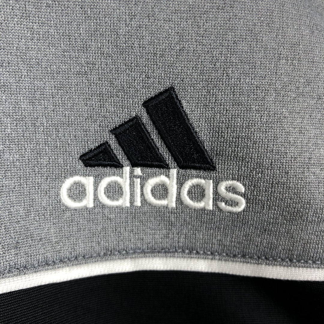 00'S adidas jersey track jacket, men's size M polyester gray type Vintage Second Hand