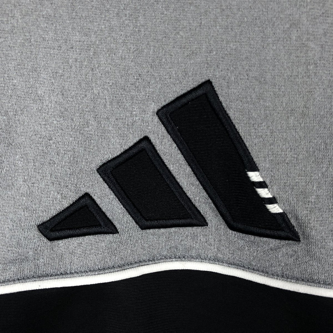00'S adidas jersey track jacket, men's size M polyester gray type Vintage Second Hand