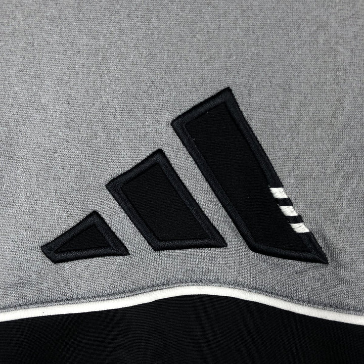 00'S adidas jersey track jacket, men's size M polyester gray type Vintage Second Hand