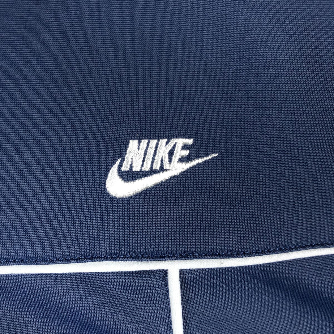 00'S Nike Jersey Track Jacket Men's L size polyester navy blue type Vintage Second Hand