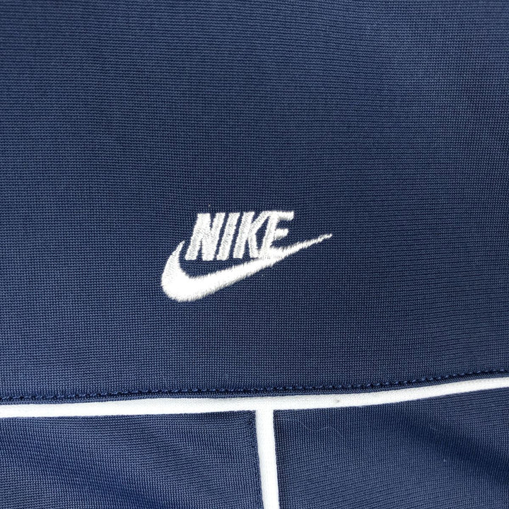 00'S Nike Jersey Track Jacket Men's L size polyester navy blue type Vintage Second Hand