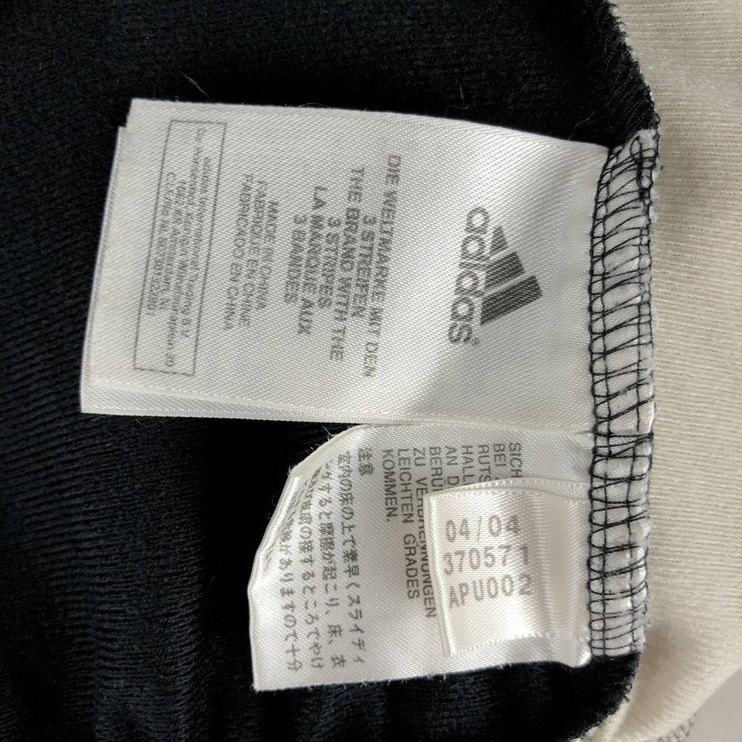 00'S adidas jersey track jacket, men's size L polyester black type Vintage Second Hand