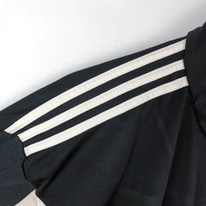 00'S adidas jersey track jacket, men's size L polyester black type Vintage Second Hand
