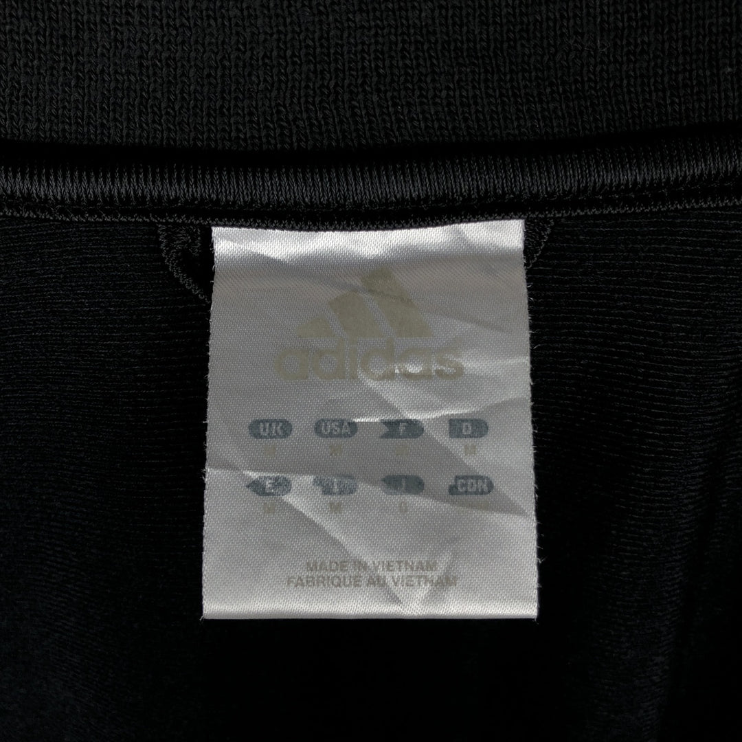 00'S adidas jersey track jacket, men's size M polyester black type Vintage Second Hand