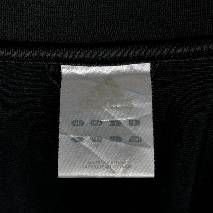 00'S adidas jersey track jacket, men's size M polyester black type Vintage Second Hand