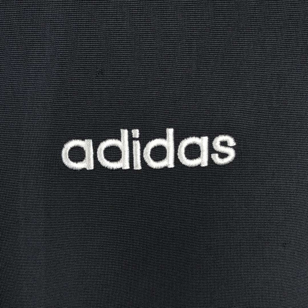 00'S adidas jersey track jacket, men's size M polyester black type Vintage Second Hand