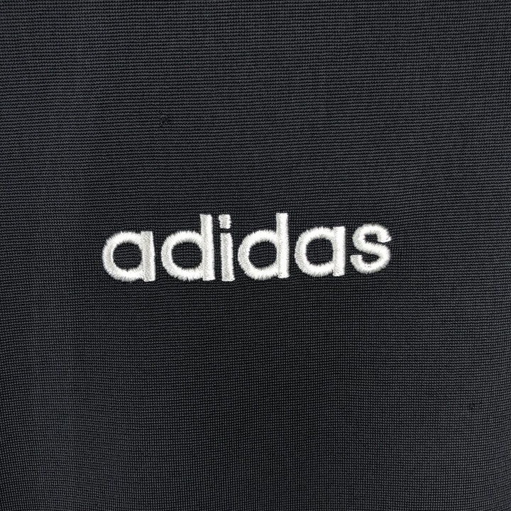 00'S adidas jersey track jacket, men's size M polyester black type Vintage Second Hand