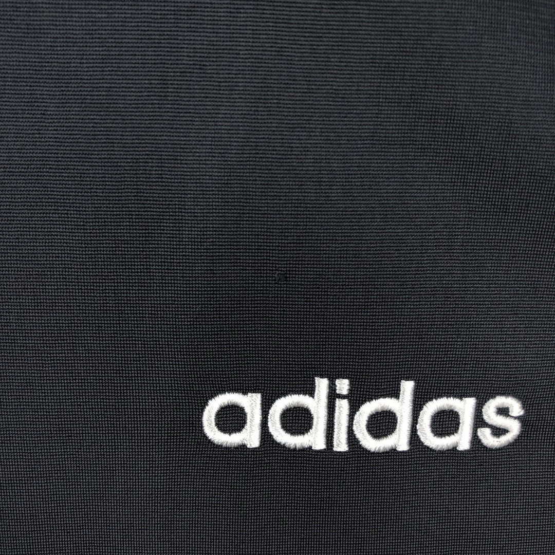 00'S adidas jersey track jacket, men's size M polyester black type Vintage Second Hand