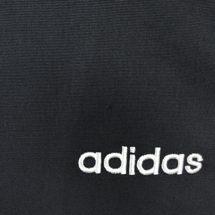 00'S adidas jersey track jacket, men's size M polyester black type Vintage Second Hand
