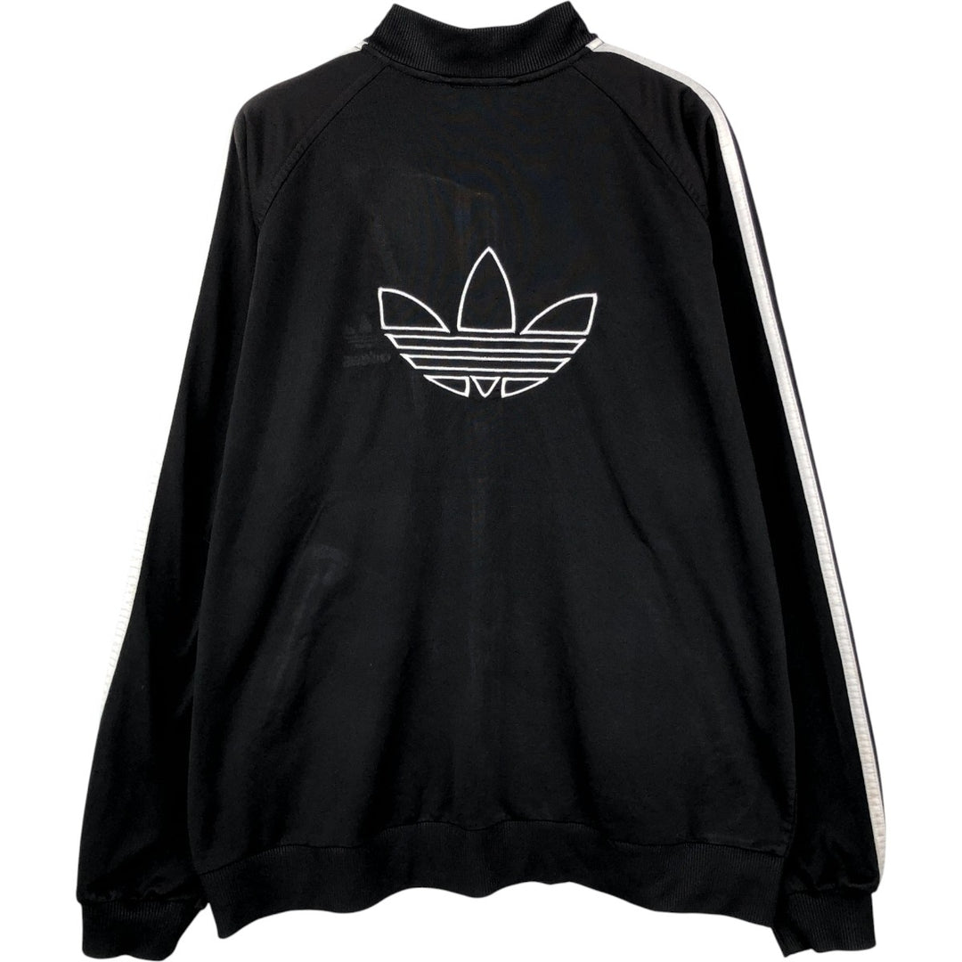 Adidas ORIGINALS Back Logo Track Jacket, Men's Size M (approx.) polyester black type Vintage Second Hand