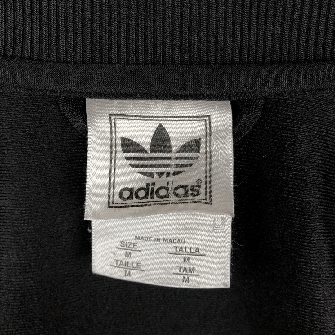 Adidas ORIGINALS Back Logo Track Jacket, Men's Size M (approx.) polyester black type Vintage Second Hand
