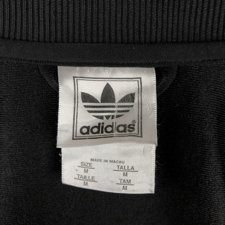 Adidas ORIGINALS Back Logo Track Jacket, Men's Size M (approx.) polyester black type Vintage Second Hand