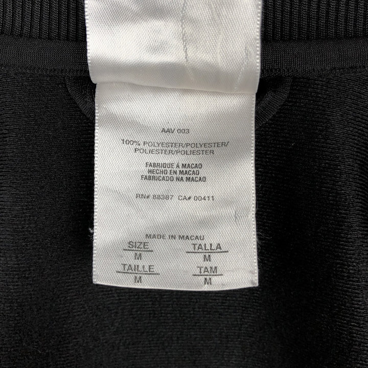 Adidas ORIGINALS Back Logo Track Jacket, Men's Size M (approx.) polyester black type Vintage Second Hand