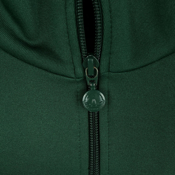 00'S adidas jersey track jacket, men's size S polyester green type Vintage Second Hand