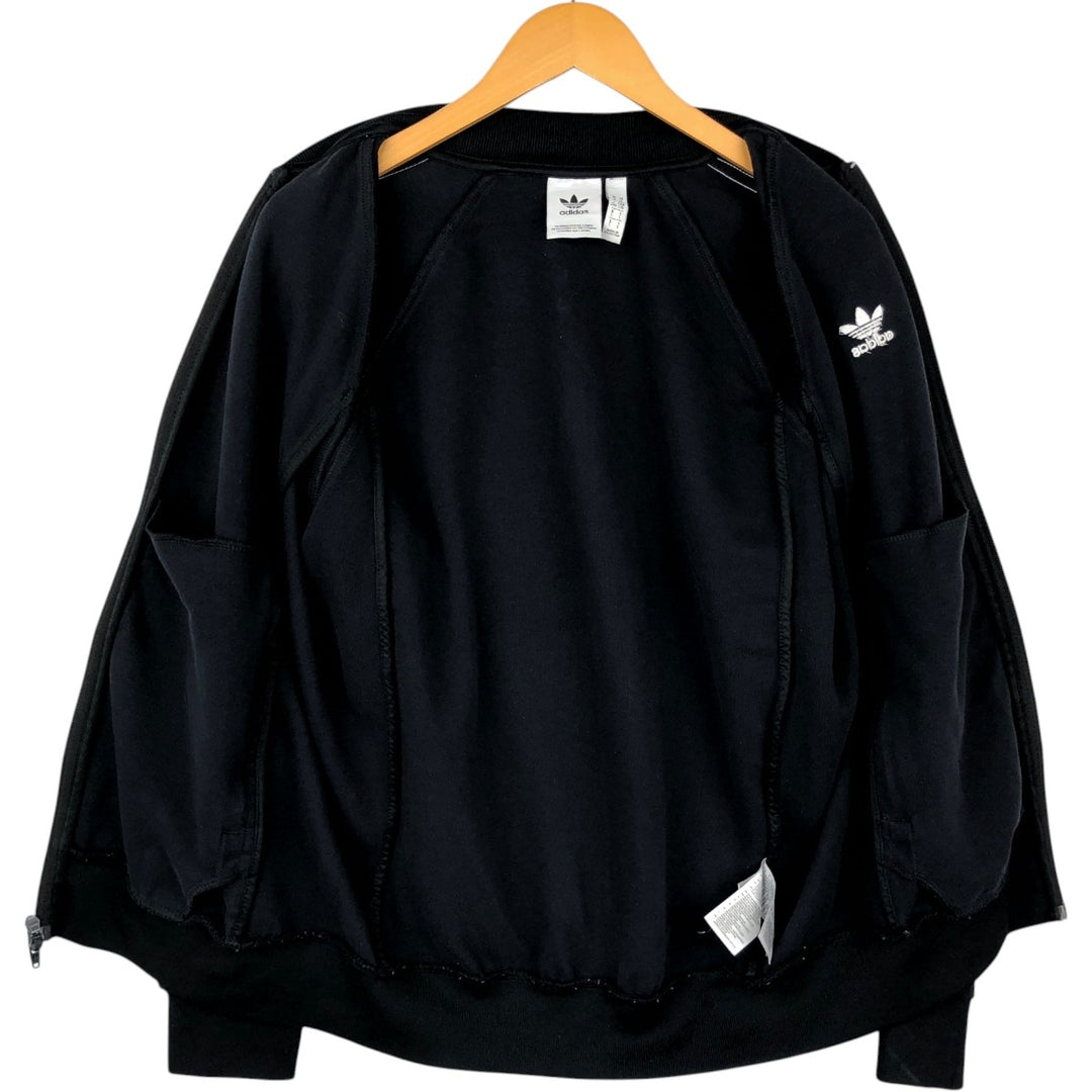Adidas Originals Jersey Track Jacket Men's Size L recycled polyester black type Vintage Second Hand
