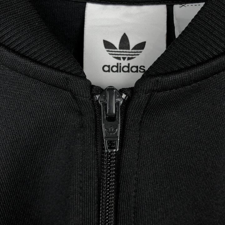 Adidas Originals Jersey Track Jacket Men's Size L recycled polyester black type Vintage Second Hand