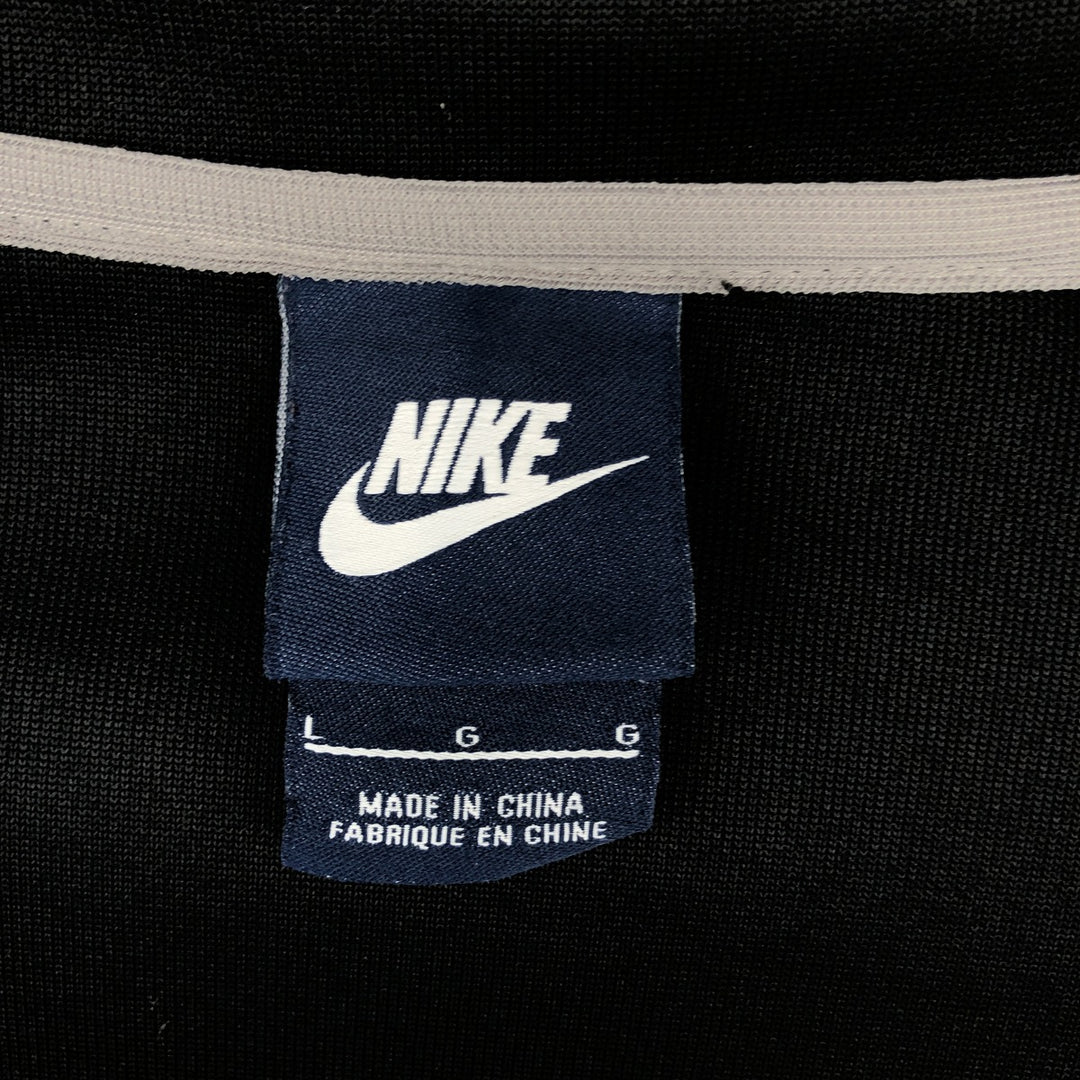 Nike Jersey Track Jacket Men's Size L polyester black type Vintage Second Hand