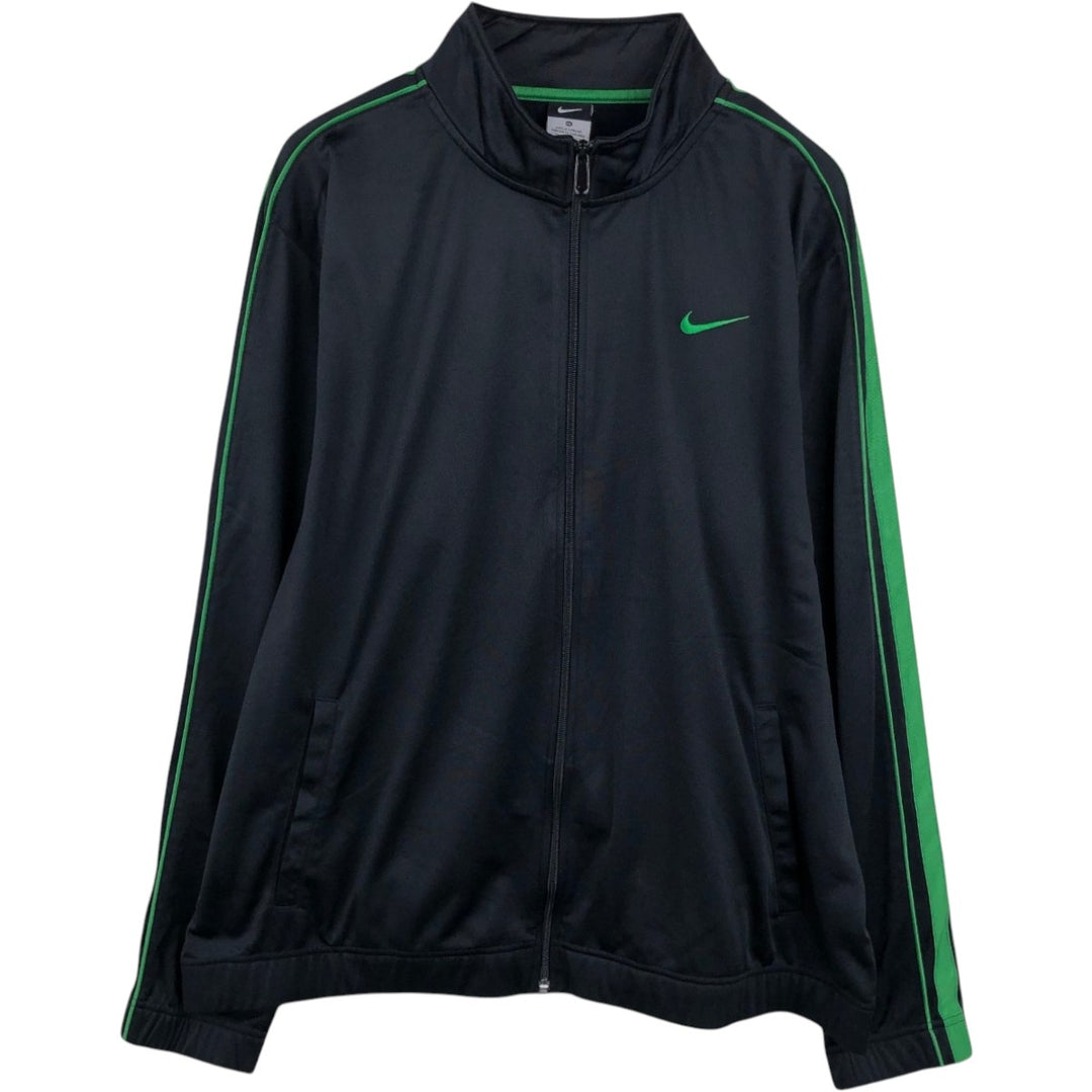 Nike Jersey Track Jacket Men's XL polyester black type Vintage Second Hand