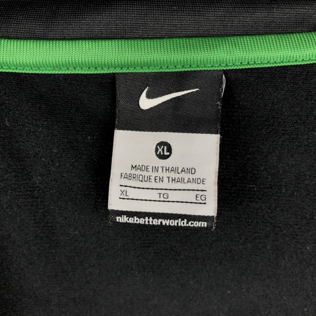 Nike Jersey Track Jacket Men's XL polyester black type Vintage Second Hand